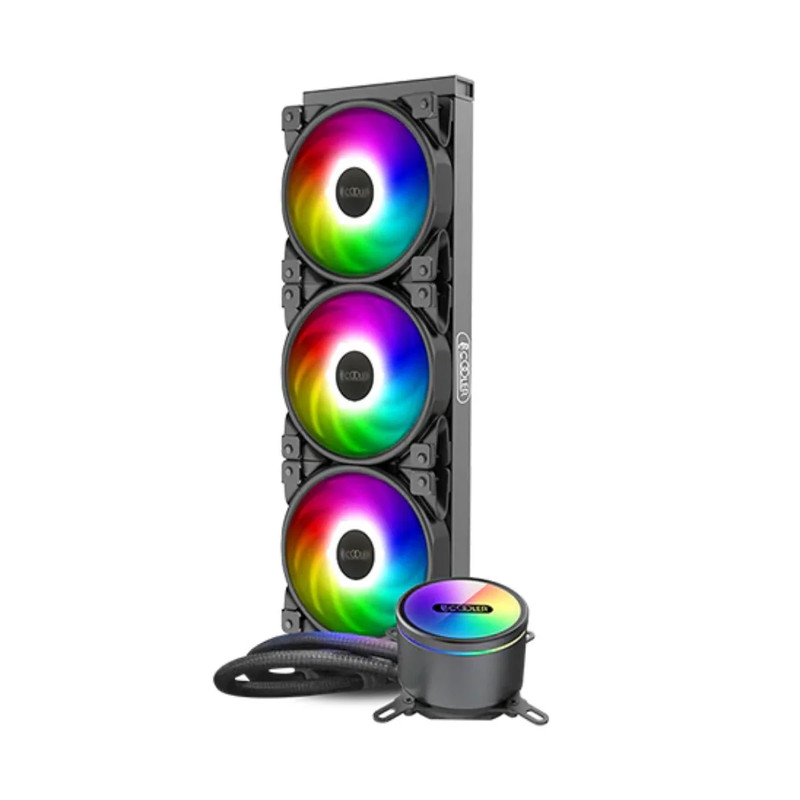 PC Cooler ARGB CPU 360MM AIO Liquid COOLER GI-CX360 - مبرد